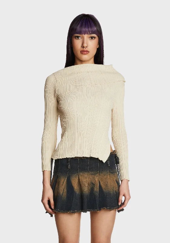 Trend Leading Collection Only Necessary Pleated Top