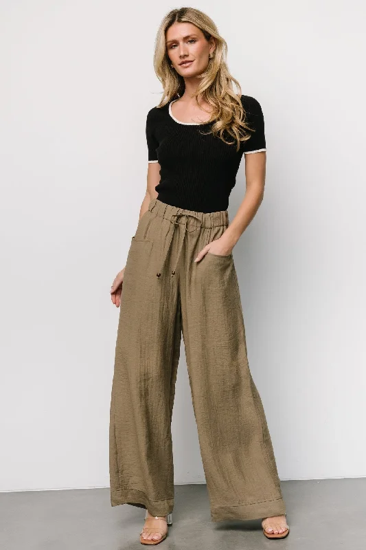 Top 10 Women's Online Clothing Stores Leza Pants | Olive