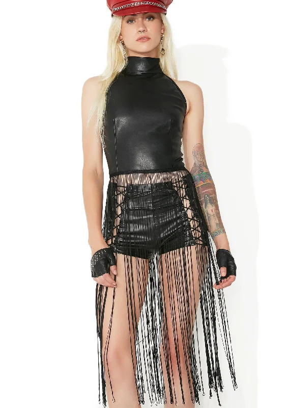 Outfits Ideas Shadow Villain Long Fringe Top