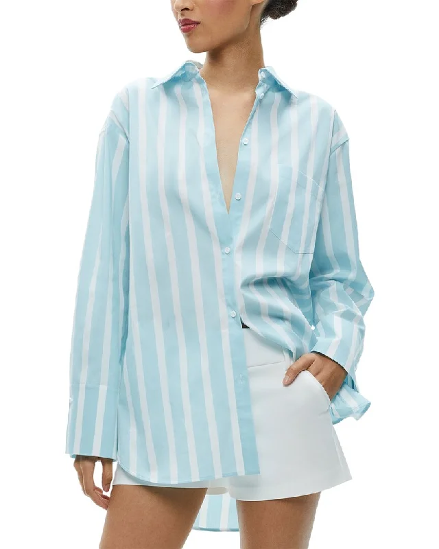 Save Big alice + olivia Finely Oversized Long Shirt