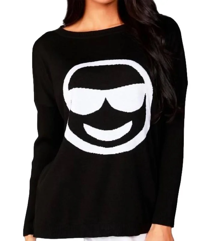 Additional Time-Limited Offers Shades Emoji Top In Black