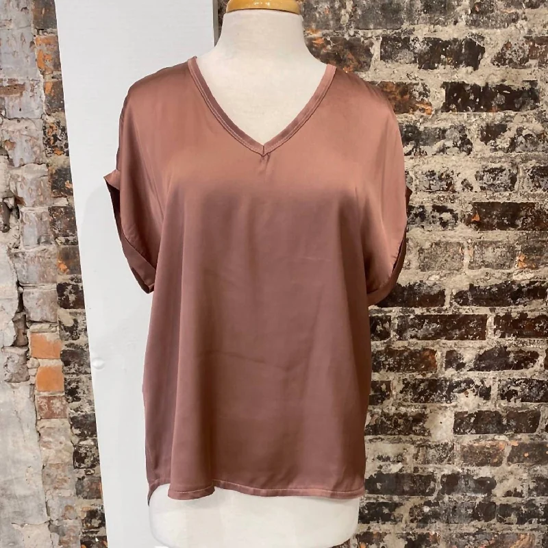 Effortless Chic for Women Tessa Top In Rose