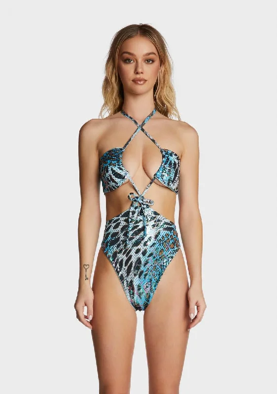 Women's Evening Wear Mermaid Magic Ocean Leotard