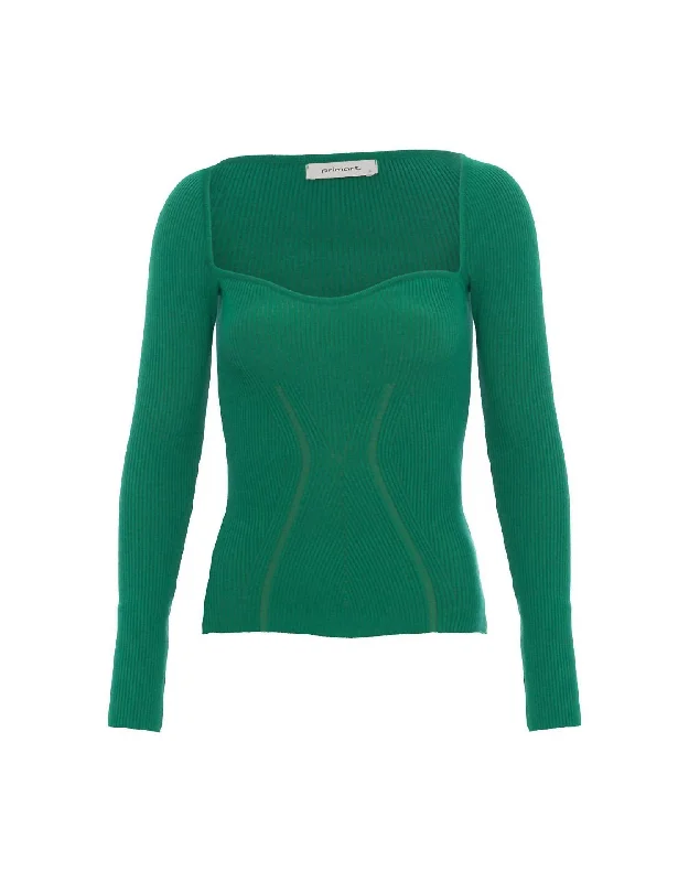 Trendy Boutique Online Celine Top In Jade Green