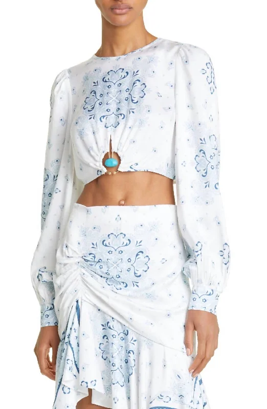 Flash Discount Zemira Top In Resort Bandana