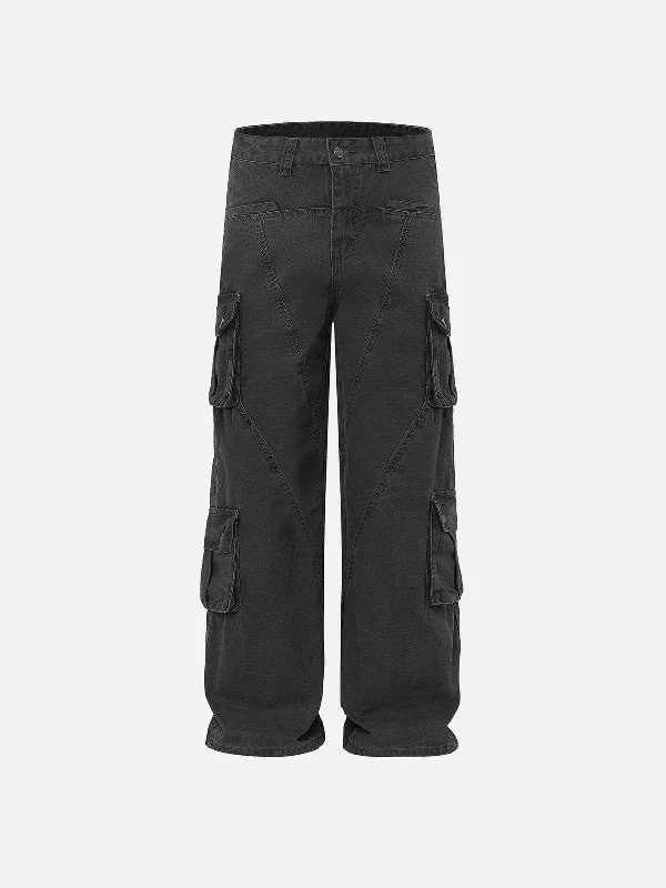 Signature Style Essentials Aelfric Eden Deconstructive Multi Pocket Cargo Pants