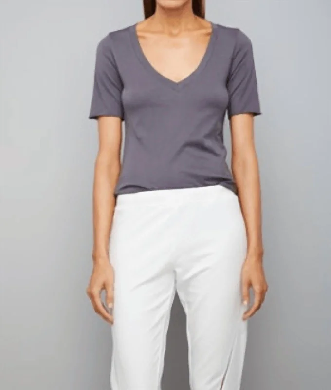 Women's Seasonal Fashion Trends Camino Top In Slate