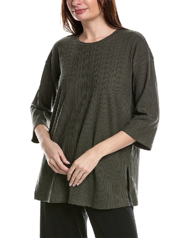 Chic Outfits EILEEN FISHER Variegated Rib Top