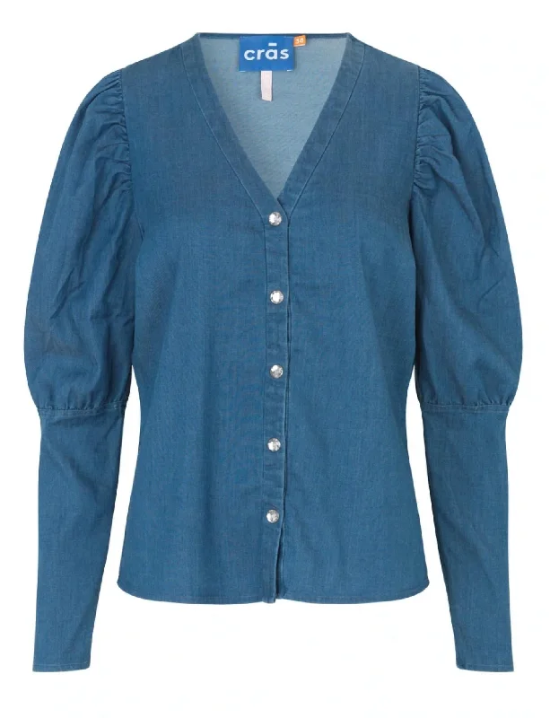 Business Casual Outfits Enya Shirt In Denim