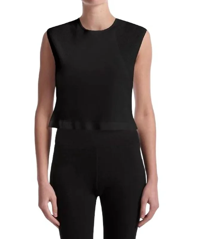 Elegant Clothing Patience Top In Black