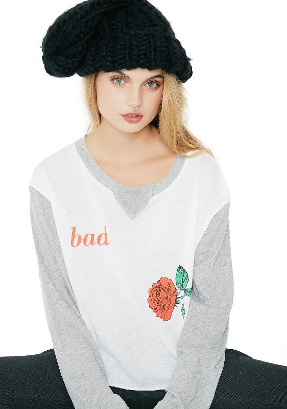 Women Wear Brands She’s Bad No9 Raglan