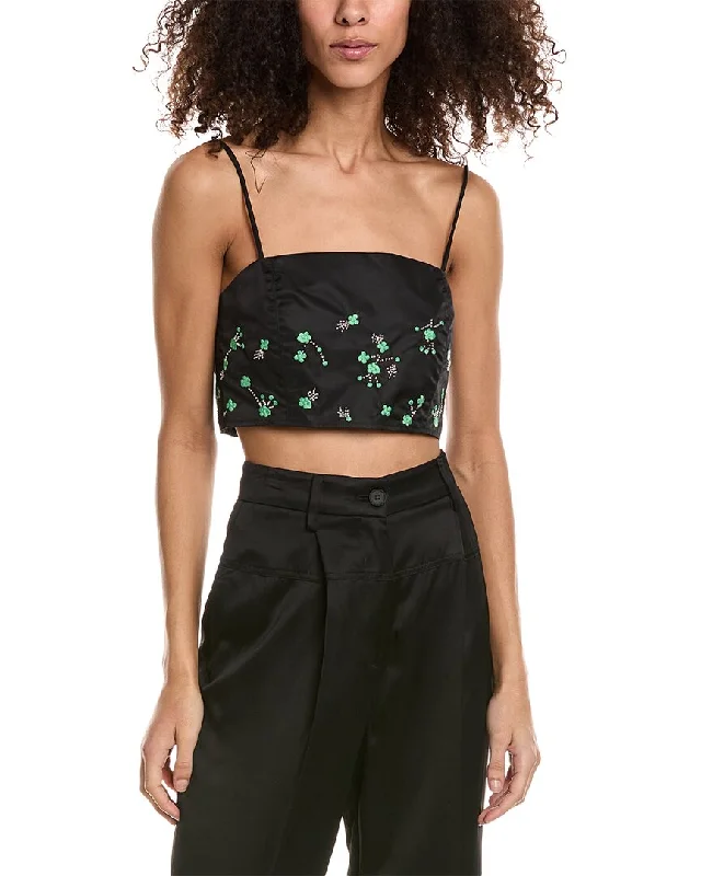 Eclectic Fashion GANNI Embellished Bandeau Top