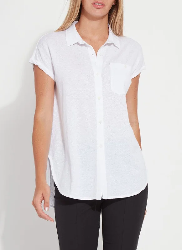 Modern Women's Wardrobe Essentials Lennox Linen Shirt