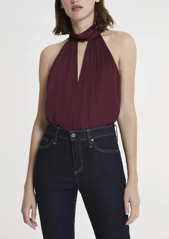 Chic Women's Clothing for Date Nights Honor Top In Plum