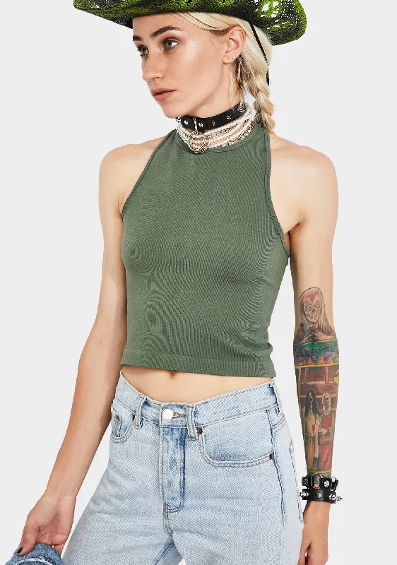 Huge Price Cut Army Hayley Racerback Brami Top