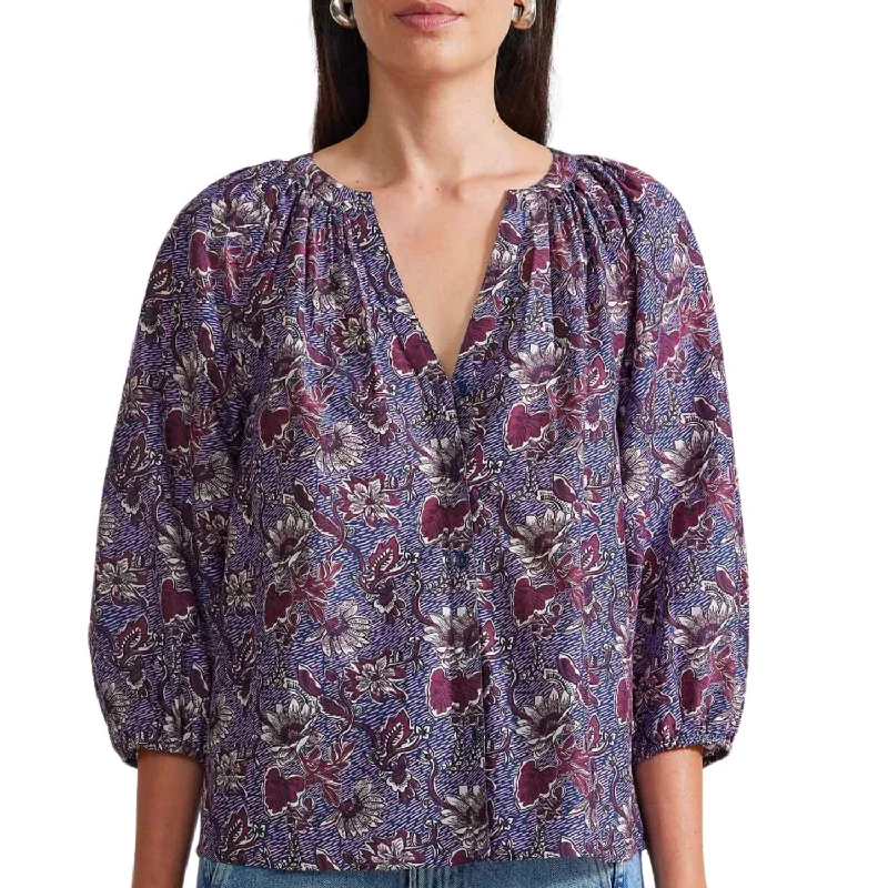 Casual Fashion Mitte Top In Dutch Floral