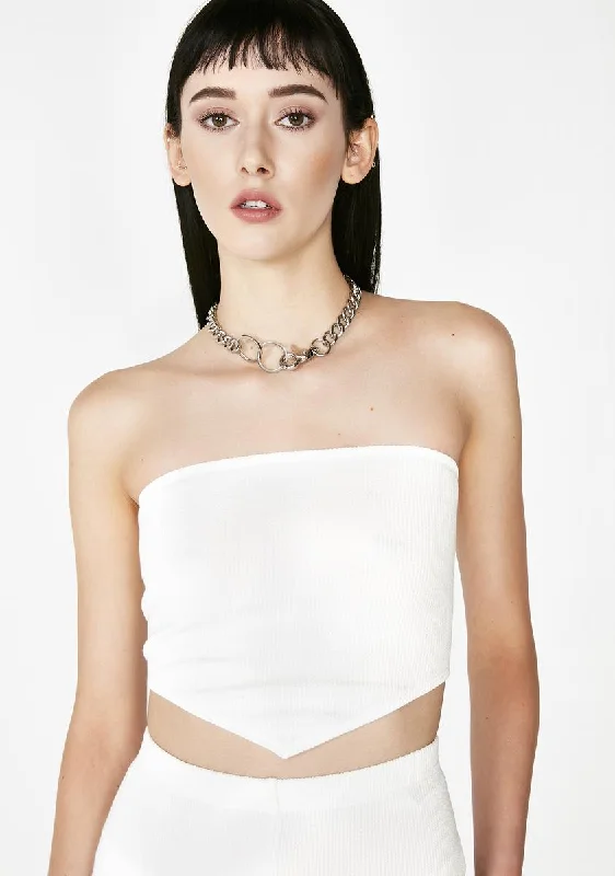 Casual Chic Diamond Tube Top