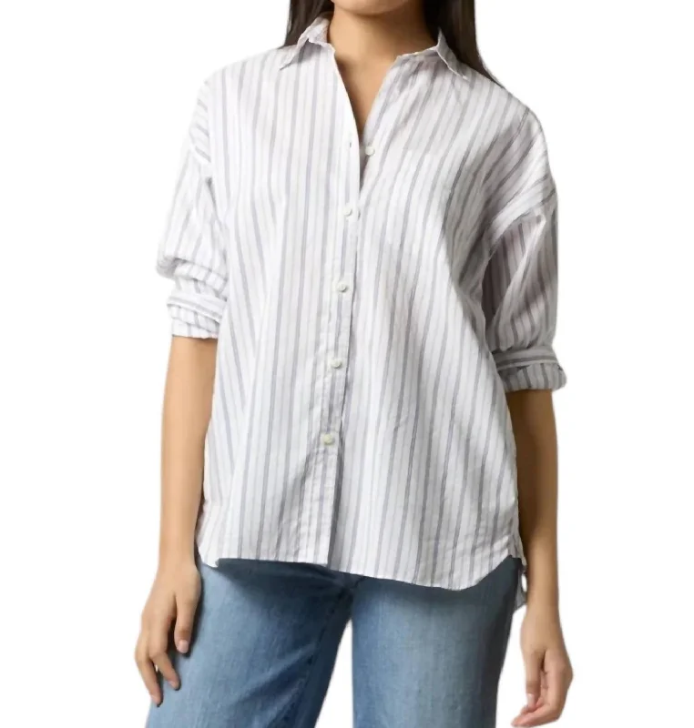 Women Online Clothing Boutiques Weekender Shirt In Multi Stripe