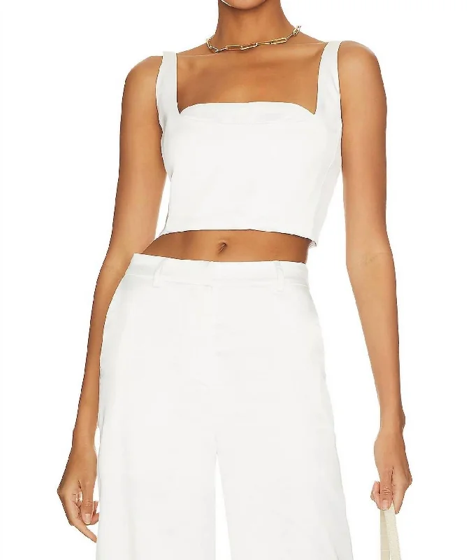 Designer Women's Fashion Online Celestin Top In Ivory