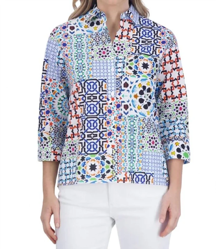 Sales For Clothes Kelly No Iron Intertwine Shirt In Multi