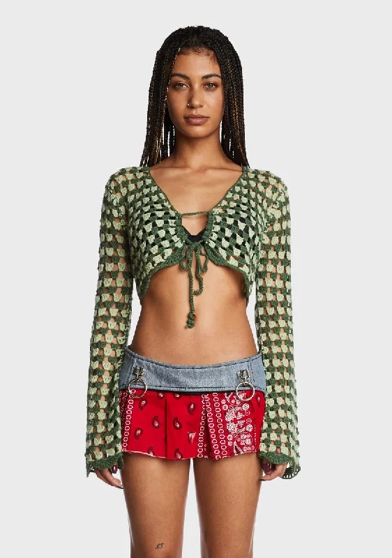 Clothing Sales Music Lovers Unite Crochet Top