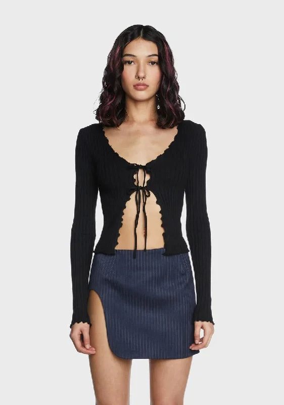 Exclusive Discounts Switched Up Front Tie Top