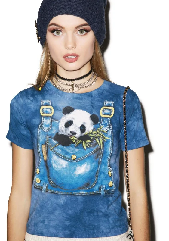 Massive Savings Panda in Overalls Top