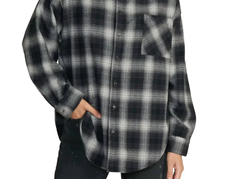 New Arrival Discounts Linder Shirt In Grey Plaid