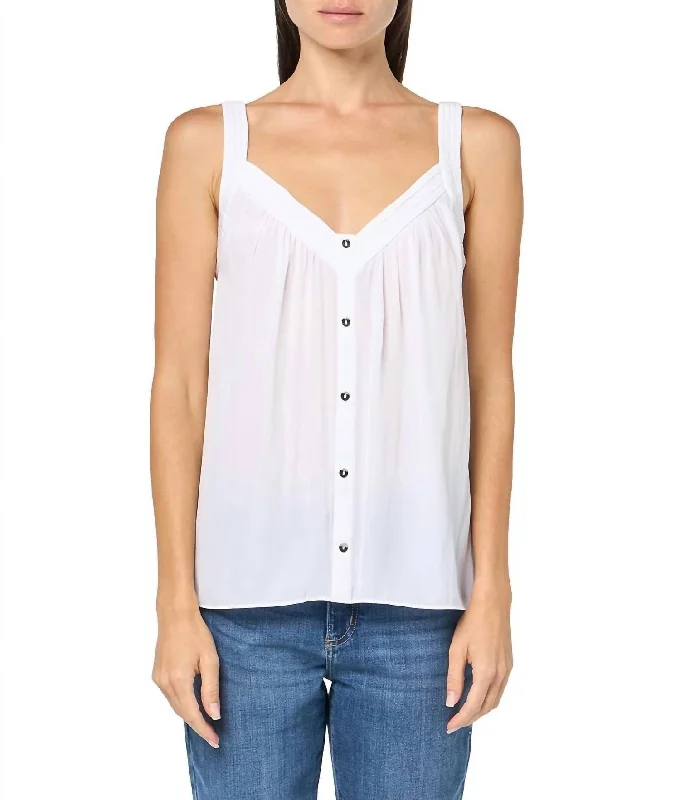 Fashion Women's Clothing Mary Top In Ivory