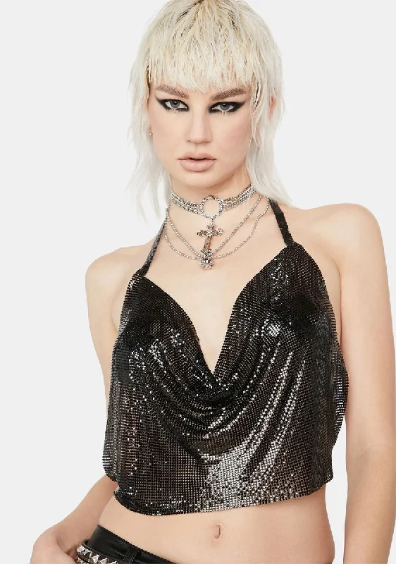 Exclusive Sale Devious Heiress Activity Chainmail Top