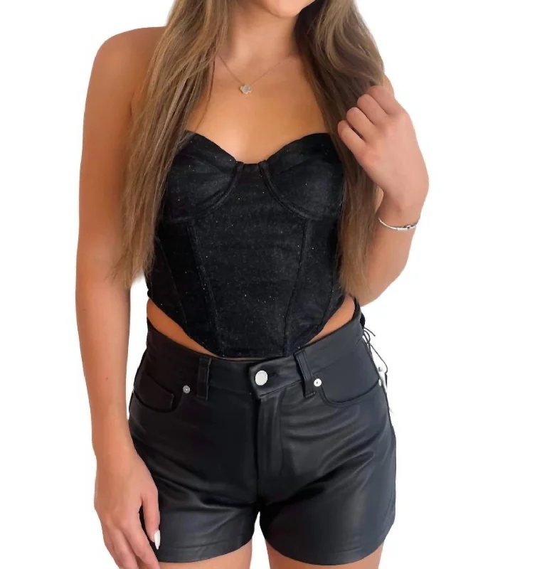 Chic And Trendy Prosecco Calling Top In Black