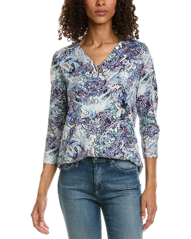 Affordable Online Boutique Jones New York Noodle Print Top