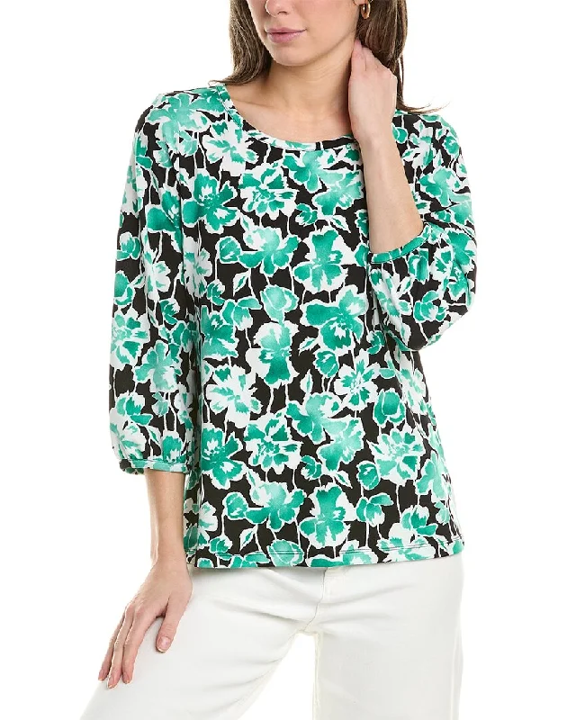 Limited Time Offer Jones New York Puff Cuff Top