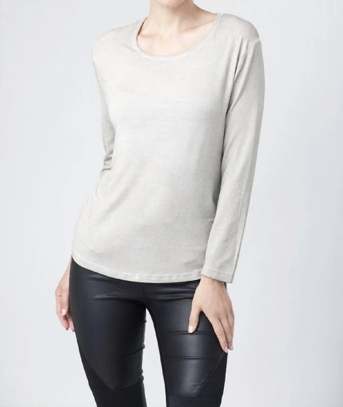 Big Discounts Scoop-Neck Top In Sand