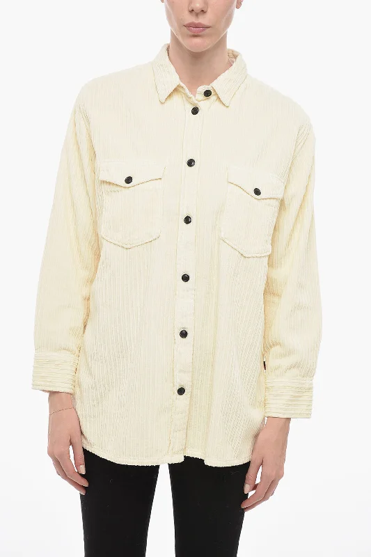 Odd Size Clearance Sale Woolrich Corduroy Saharan Shirt