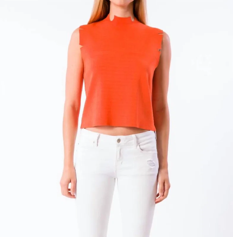 Discover Now Coral Betty Top In Orange