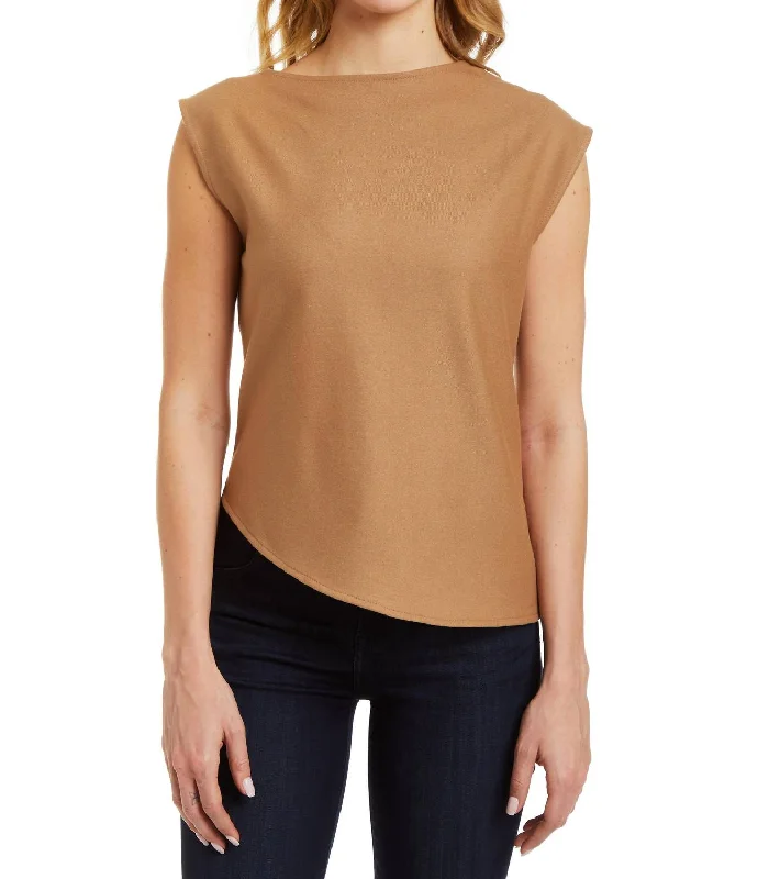 Gorgeous Glamour Collection Gemma Top In Camel