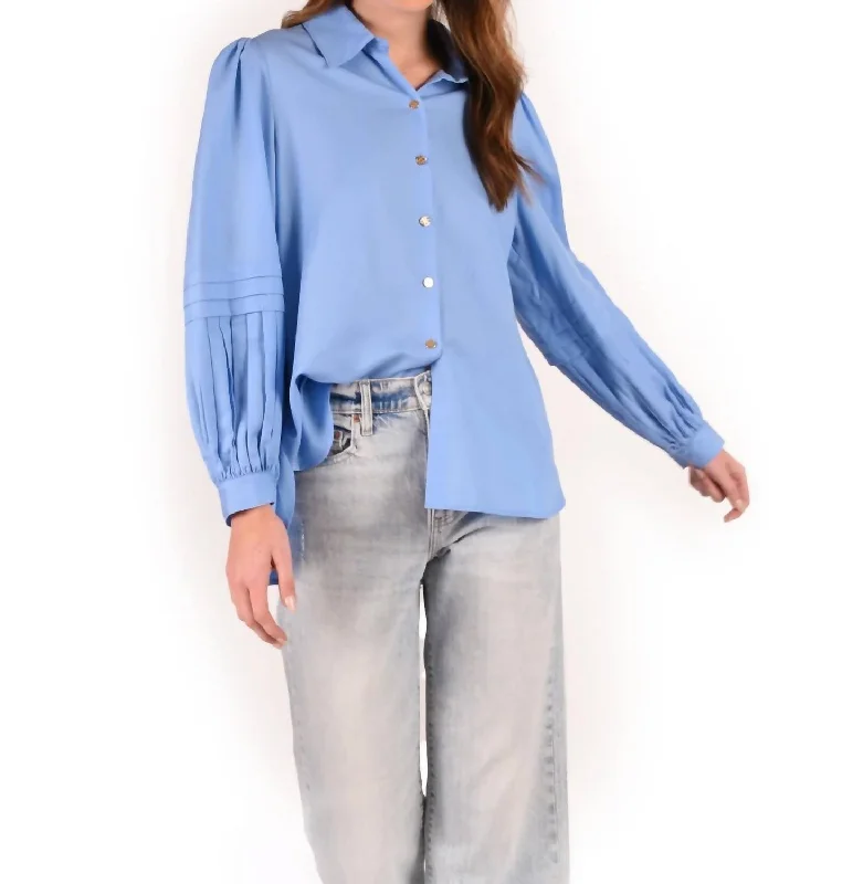 Sophisticated Style Oxford Shirt In Della Robia Blue