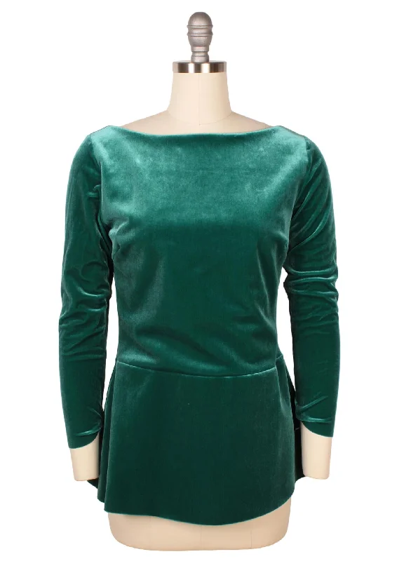 Premium Fabrics Pieranna Top In Jade