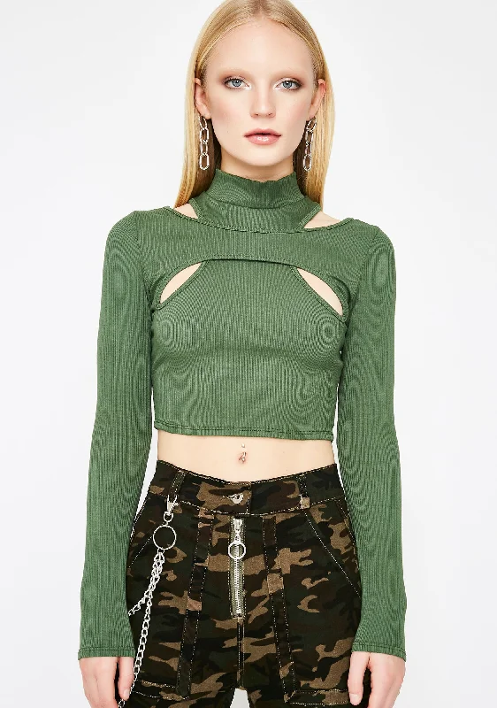 Urban Femme Streetwear Isle Get Right To It Cut Out Top