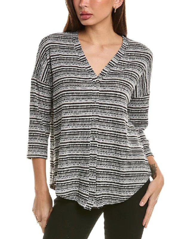 Elegant Fashion Bobeau 3/4-Sleeve Top