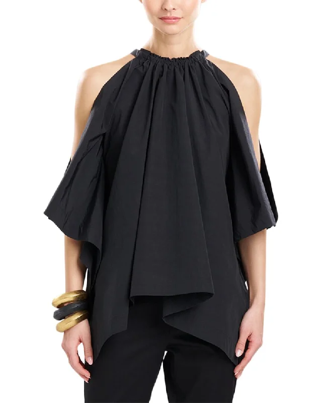 Step Ahead, Lead The Trend Natori Taffeta Handkerchief Top