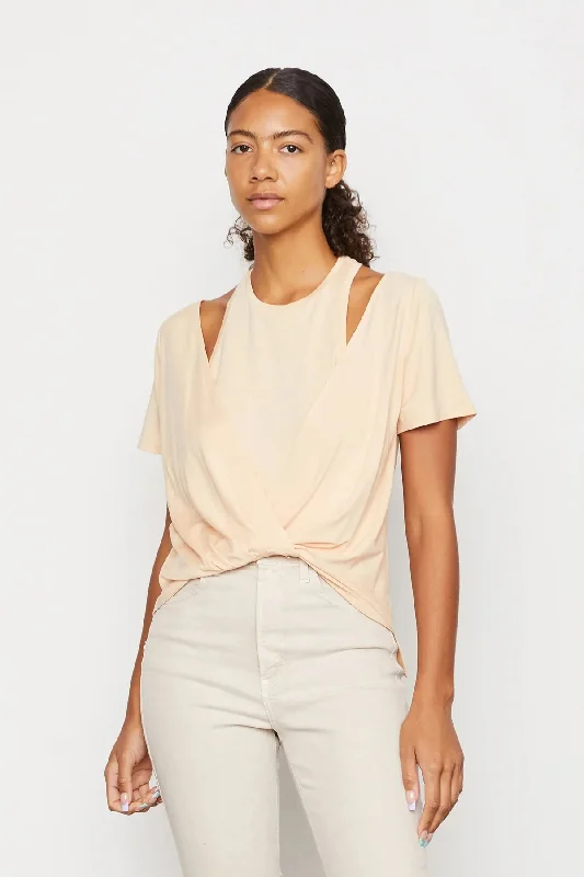 Online Boutique Clothing Zuri Top in Macaroon