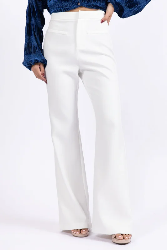 New Season Fashion Preview Beyond Romance White Flare Trousers FINAL SALE