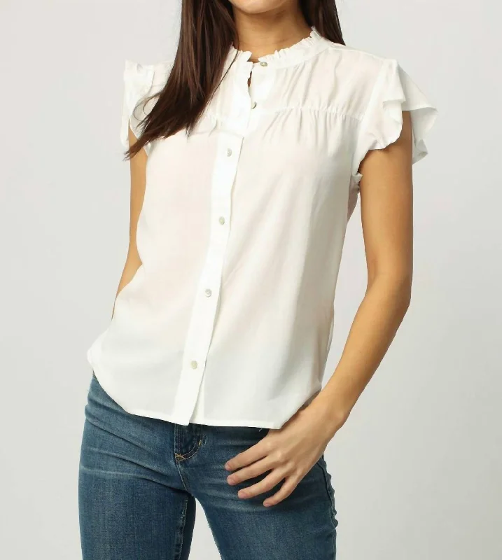 Urban Femme Streetwear Stephany Top In White