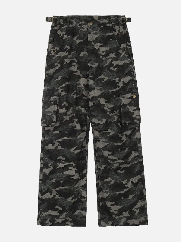 Women's Evening Wear Aelfric Eden Wrinkle Camouflage Cargo Pants