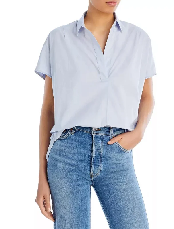 Budget-Friendly Fashion Cele Rhodes Popover Shirt In Sky Blue