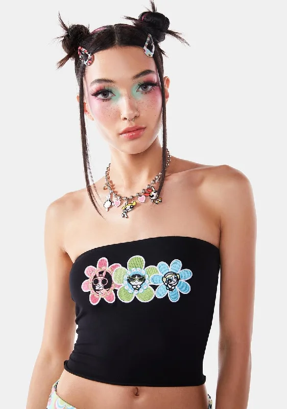 Stylish Everyday Clothing Power Of The Flower Tube Top