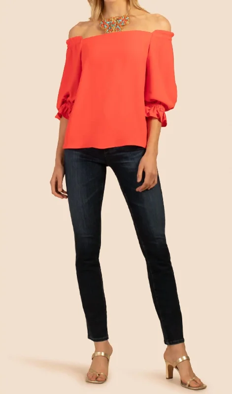 Fashionable Casual Tops Equinox Top In Pop