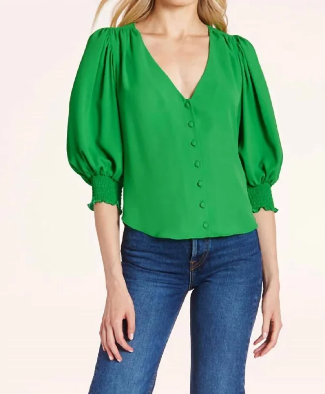 Best Online Women's Boutiques Berenice Top In Grass